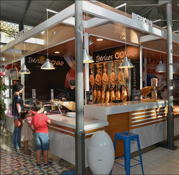 Mercado Victoria Córdoba. Dónde encontrarnos. Ibéricos COVAP