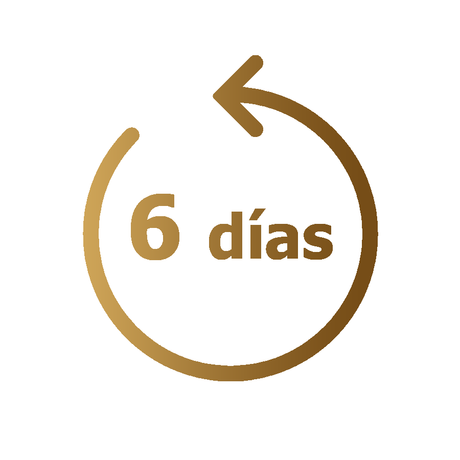 Envío 6 días laborables para Europa